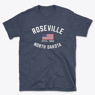 Roseville North Dakota Patriot Basic T-Shirt