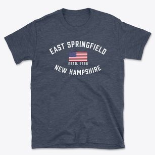 East Springfield New Hampshire Patriot Basic T-Shirt