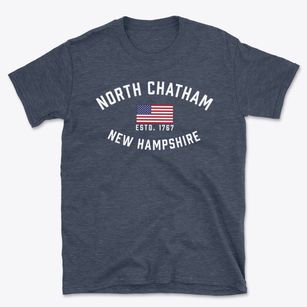 North Chatham New Hampshire Patriot Basic T-Shirt