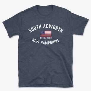 South Acworth New Hampshire Patriot Basic T-Shirt