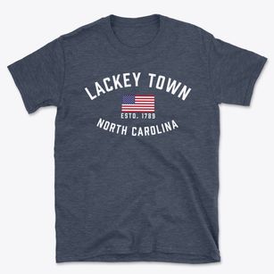 Lackey Town North Carolina Patriot Basic T-Shirt