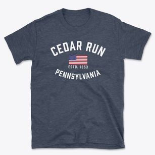 Cedar Run Pennsylvania Patriot Basic T-Shirt