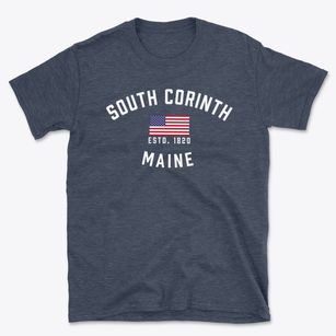 South Corinth Maine Patriot Basic T-Shirt