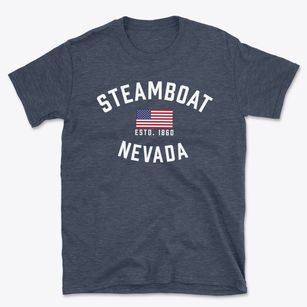 Steamboat Nevada Patriot Basic T-Shirt
