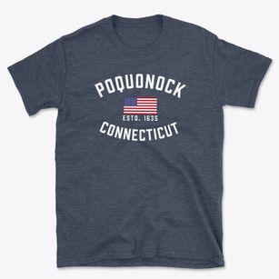 Poquonock Connecticut Patriot Basic T-Shirt