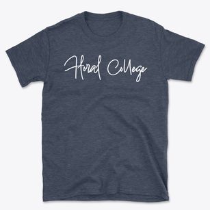 Floral College North Carolina Freestyle Basic T-Shirt