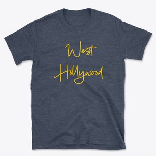 West Hollywood California Freestyle Basic T-Shirt