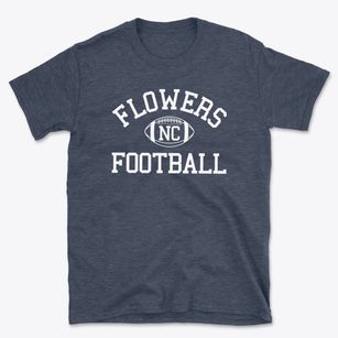 Flowers North Carolina Football Basic T-Shirt