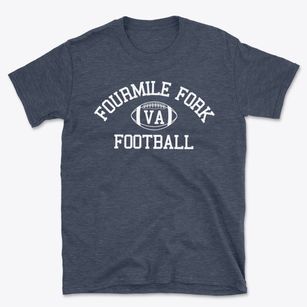 Fourmile Fork Virginia Football Basic T-Shirt