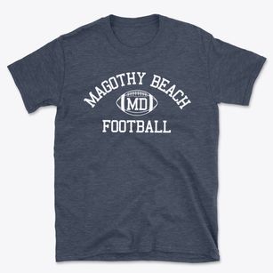 Magothy Beach Maryland Football Basic T-Shirt