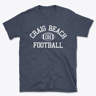 Craig Beach Ohio Football Basic T-Shirt