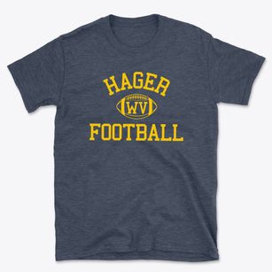 Hager West Virginia Football Basic T-Shirt