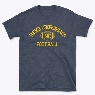 Hicks Crossroads North Carolina Football Basic T-Shirt