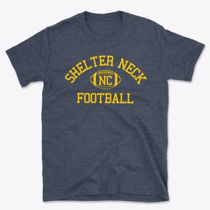 Shelter Neck North Carolina Football Basic T-Shirt