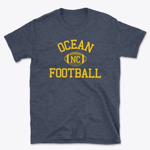Ocean North Carolina Football Basic T-Shirt