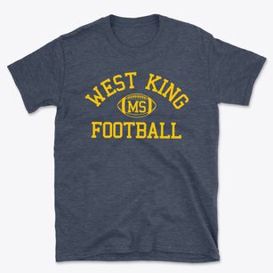 West King Mississippi Football Basic T-Shirt