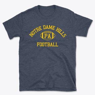 Notre Dame Hills Pennsylvania Football Basic T-Shirt