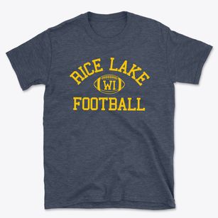 Rice Lake Wisconsin Football Basic T-Shirt