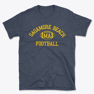 Sagamore Beach Massachusetts Football Basic T-Shirt