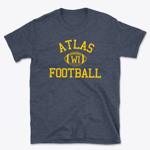 Atlas Wisconsin Football Basic T-Shirt