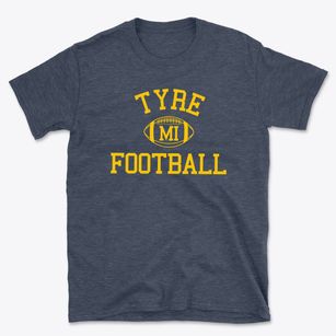 Tyre Michigan Football Basic T-Shirt