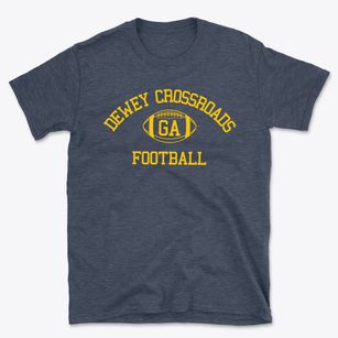 Dewey Crossroads Georgia Football Basic T-Shirt