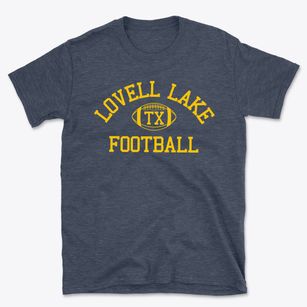 Lovell Lake Texas Football Basic T-Shirt