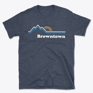 Browntown Georgia Mountain View Basic T-Shirt