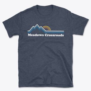Meadows Crossroads Alabama Mountain View Basic T-Shirt