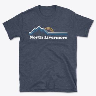 North Livermore Maine Mountain View Basic T-Shirt