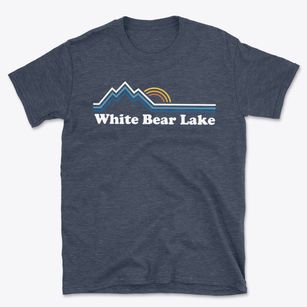 White Bear Lake Minnesota Mountain View Basic T-Shirt
