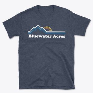 Bluewater Acres New Mexico Mountain View Basic T-Shirt