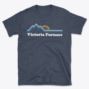 Victoria Furnace Pennsylvania Mountain View Basic T-Shirt