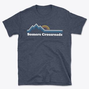 Somers Crossroads North Carolina Mountain View Basic T-Shirt