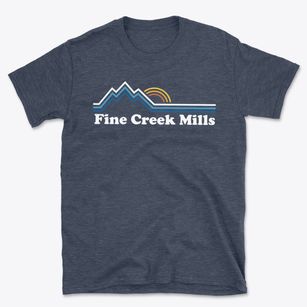 Fine Creek Mills Virginia Mountain View Basic T-Shirt
