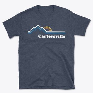 Cartersville Virginia Mountain View Basic T-Shirt