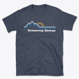 Greenway Downs Virginia Mountain View Basic T-Shirt