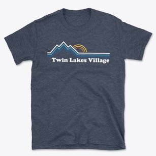 Twin Lakes Village New Hampshire Mountain View Basic T-Shirt