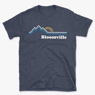 Bloomville South Carolina Mountain View Basic T-Shirt