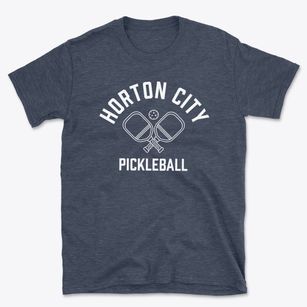 Horton City Pennsylvania Pickleball Basic T-Shirt