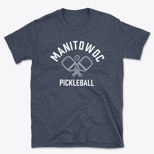 Manitowoc Wisconsin Pickleball Basic T-Shirt