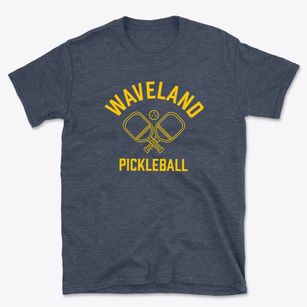 Waveland Massachusetts Pickleball Basic T-Shirt