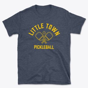 Little Town Virginia Pickleball Basic T-Shirt