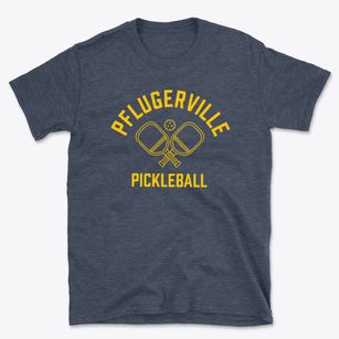 Pflugerville Texas Pickleball Basic T-Shirt