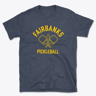 Fairbanks Minnesota Pickleball Basic T-Shirt