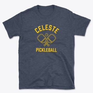 Celeste Texas Pickleball Basic T-Shirt