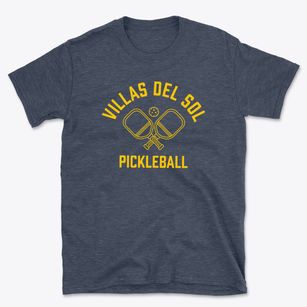 Villas Del Sol Puerto Rico Pickleball Basic T-Shirt