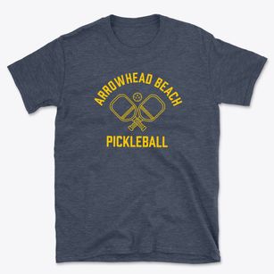 Arrowhead Beach North Carolina Pickleball Basic T-Shirt