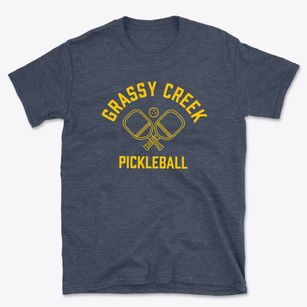Grassy Creek North Carolina Pickleball Basic T-Shirt