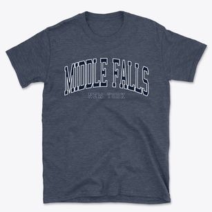Middle Falls New York Traditional Basic T-Shirt